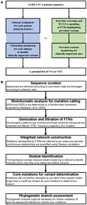 A New Way to Trace SARS-CoV-2 Variants Through Weighted Network Analysis of Frequency Trajectories of Mutations